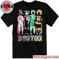 Official Boston Celtics Brown Bruins Pastrnak Patriots Maye Red Sox Duran Signature 2025 T-Shirt