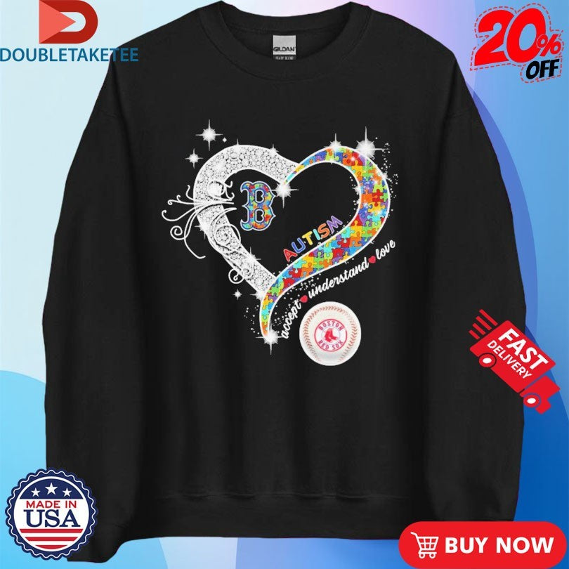 Official Boston Red Sox Accept Understand Love Heart Crystal Shirts