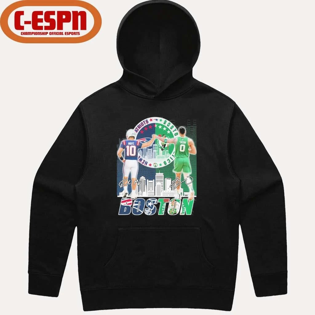 Official Boston Sports Teams Drake Maye And Jayson Tatum Shirt
