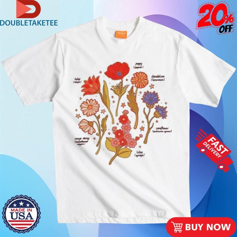 Official Botanical Revival Tulip Poppy Shirts