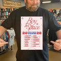 Official Boy In Space Running On Dreams Tour 2026 Poster Shirt