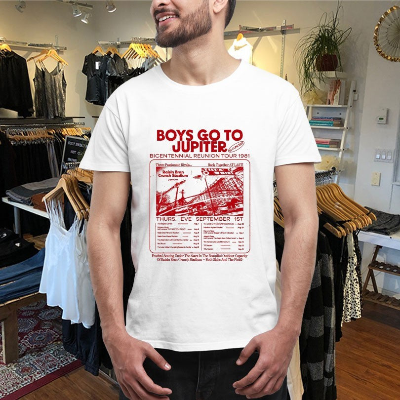 Official Boys Go To Jupiter In Concert Bicentennial Reunion Tour 1981 Thurs Eve September Shirts