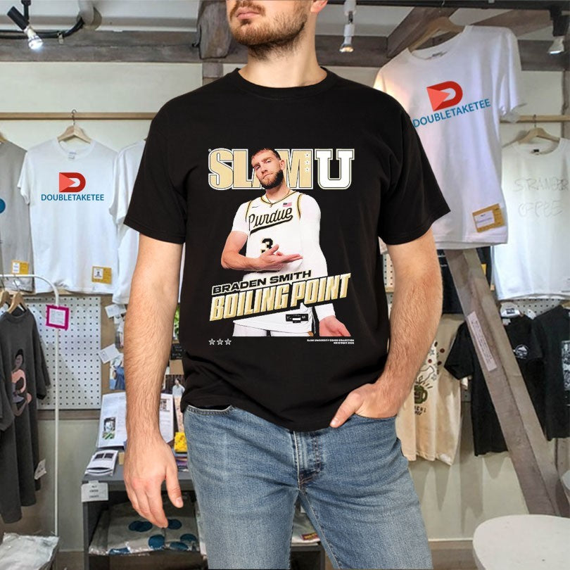 Official Braden Smith Boiling Point Purdue Boilermakers SlamU Shirts