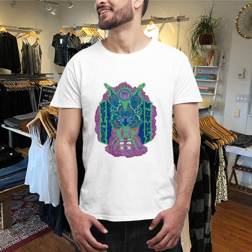Official Brain Dead x Godzilla Mothra Pique Shirts