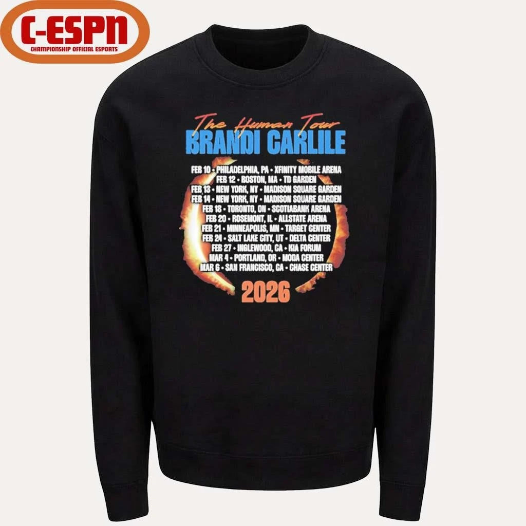 Official Brandi Carlile The Human Tour 2026 T-Shirt