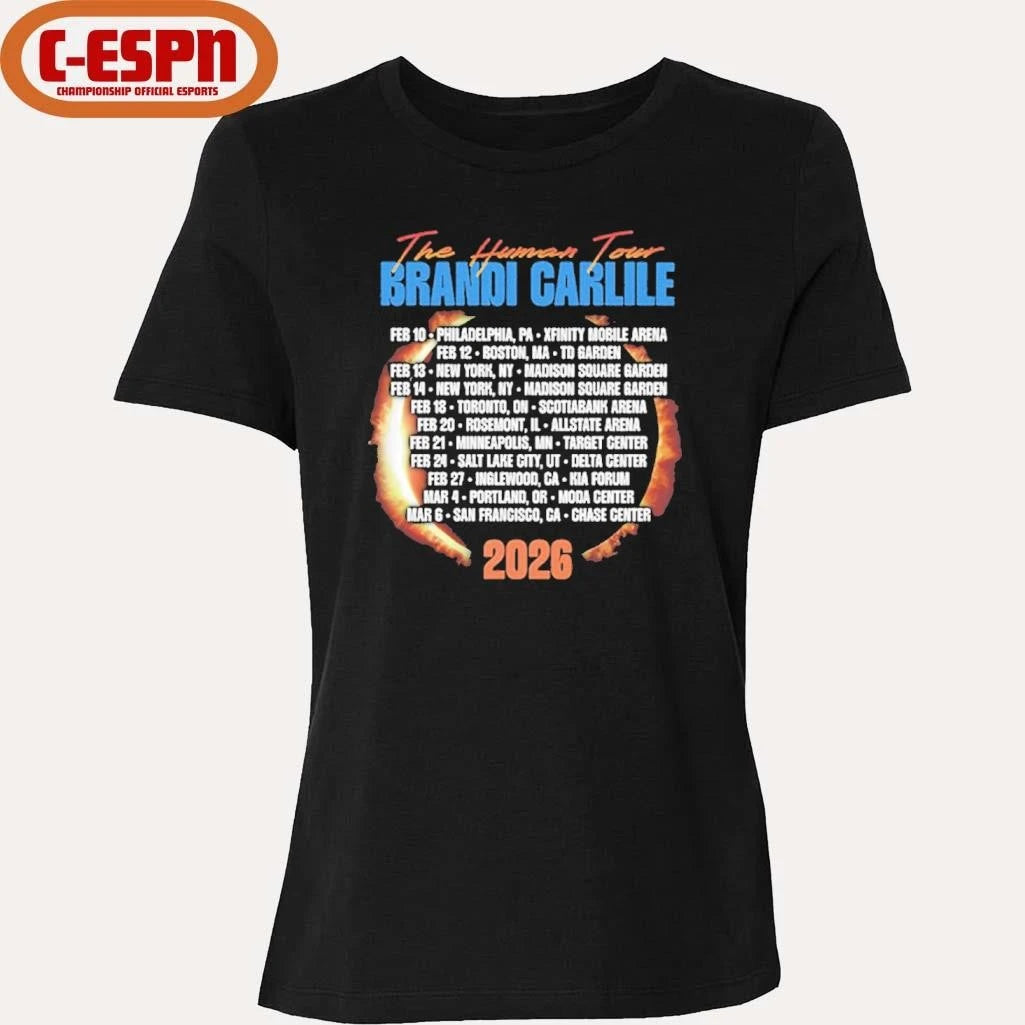 Official Brandi Carlile The Human Tour 2026 T-Shirt