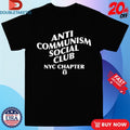Official Zohran Mamdani Anti Communism Social Club NYC Chapter Shirts