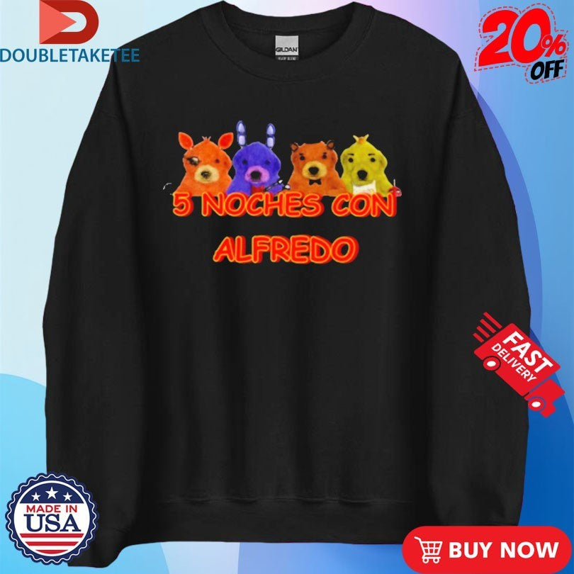 Official Brenda Necochea Wearing Fnaf 5 Noches Con Alfredo Shirts