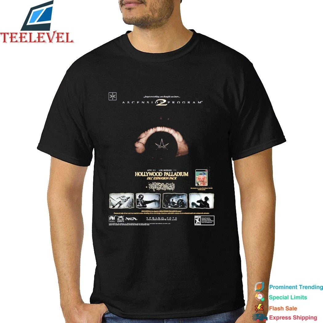 Official Bring Me The Horizon Los Angeles CA At Hollywood Palladium On April 23 2026 Ascension Program 2 Tour Shirts