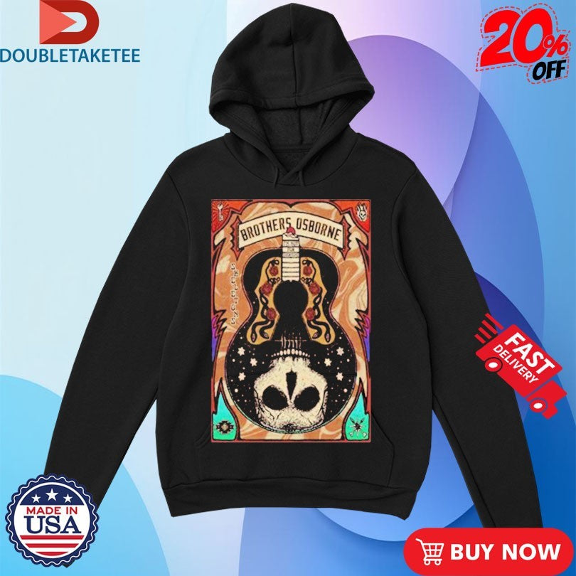 Official Brothers Osborne I’m Not For Everyone Skeleton Guitar Shirts