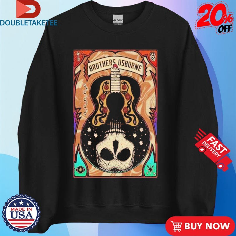 Official Brothers Osborne I’m Not For Everyone Skeleton Guitar Shirts