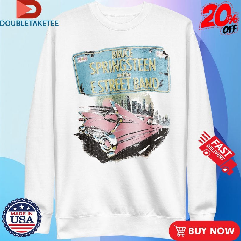 Official Bruce Springsteen And The E Street Band Tour 1985 1986 Car Shirts