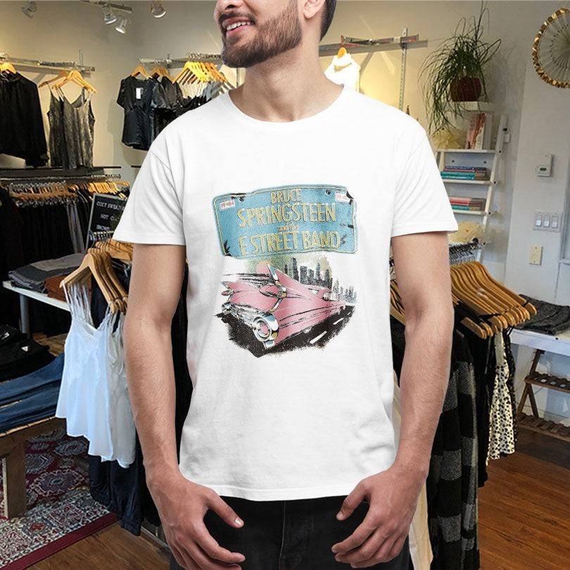 Official Bruce Springsteen And The E Street Band Tour 1985 1986 Car Shirts