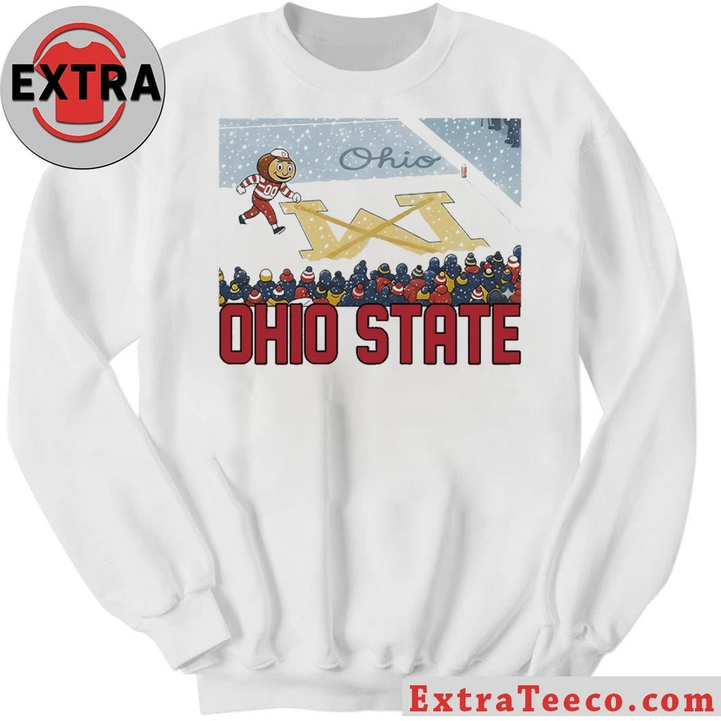 Official Brutus Ohio State Snow Fan Football Shirt