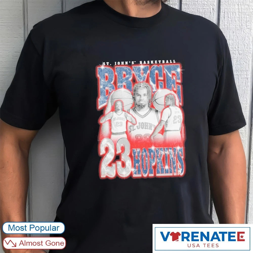 Official Bryce Hopkins St John’s Basketball Retro 90s T-Shirt