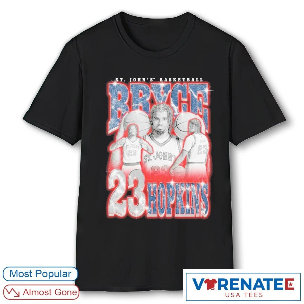 Official Bryce Hopkins St John’s Basketball Retro 90s T-Shirt