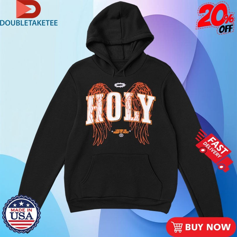 Official Bryson Gray Holy 1 Peter Keep It Holy Wings Shirts