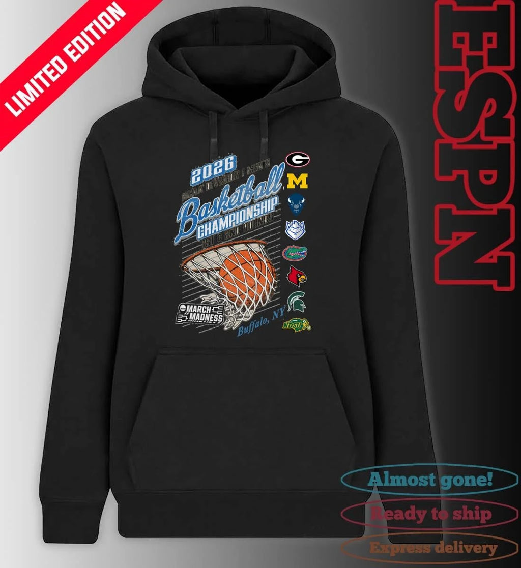 Official Buffalo, NY 2026 NCAA DI Men’s Basketball Championship – 1st, 2nd Rounds Shirt