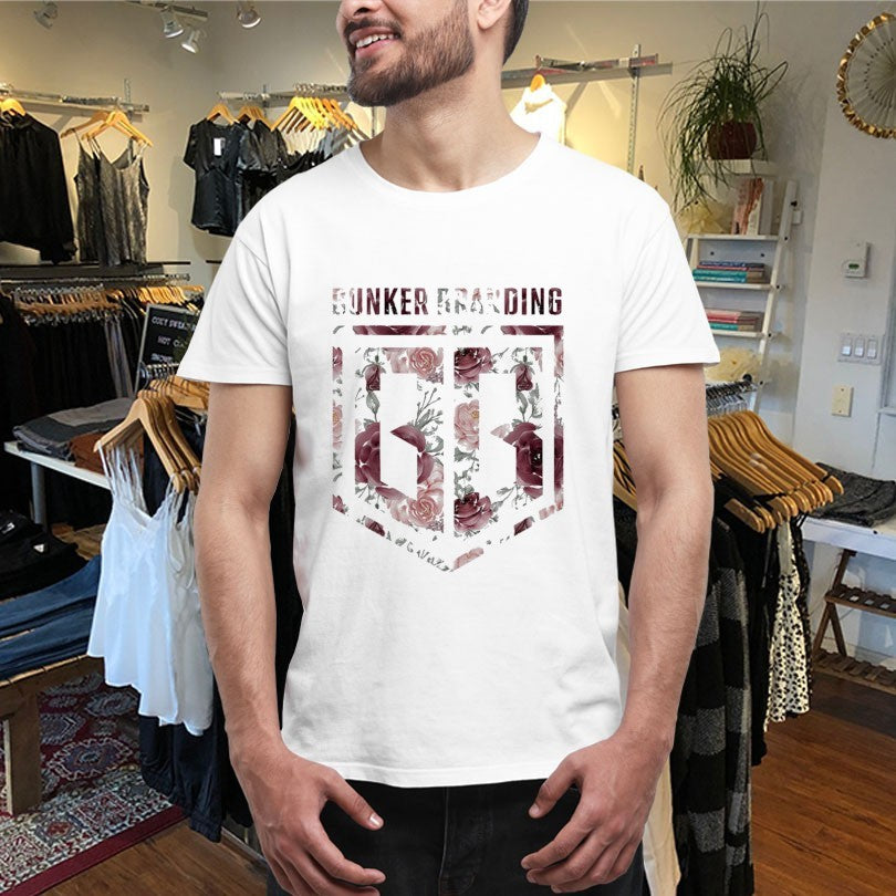 Official Bunker Branding Floral Bunker Logo Shirts