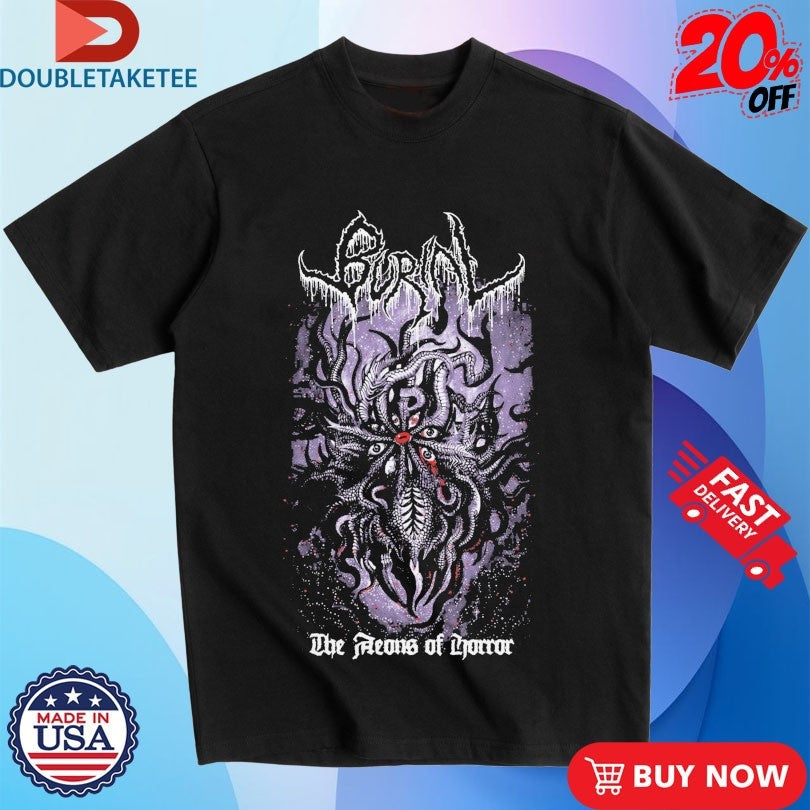 Official Burial The Aeons Of Horror Shirts