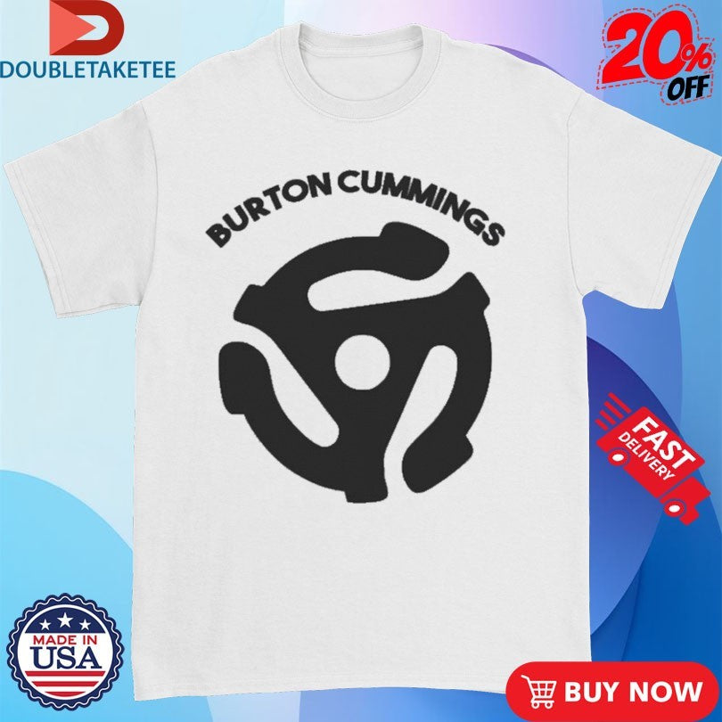 Official Burton Cummings 45 RPM Adapter Shirts