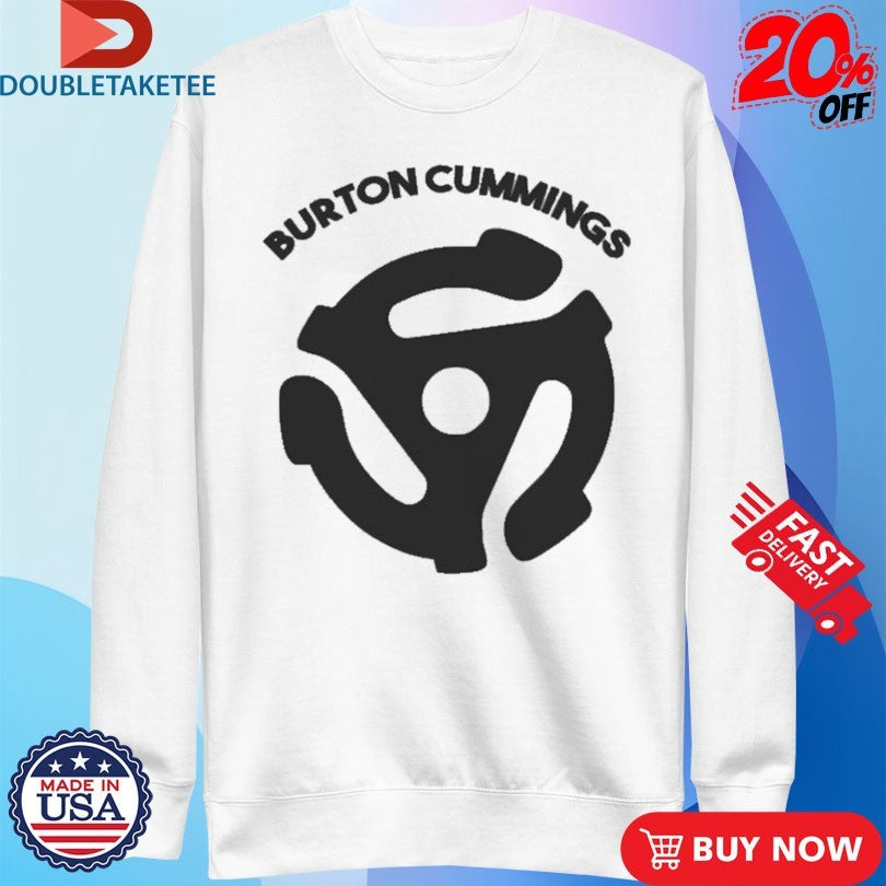 Official Burton Cummings 45 RPM Adapter Shirts