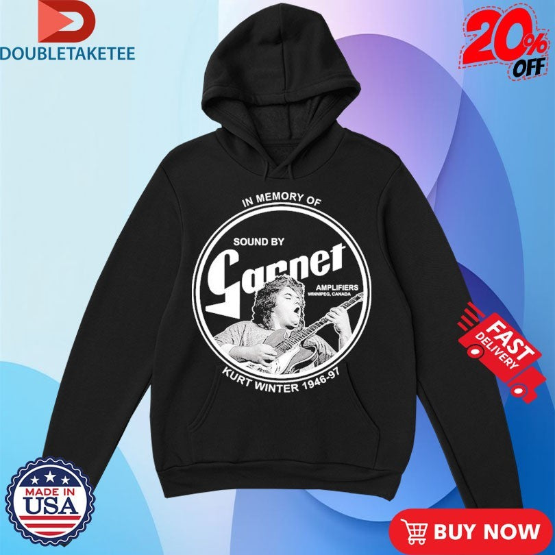 Official Burton Cummings In Memory Of Kurt Winter 1946-97 Sound By Garnet Guitar Shirts
