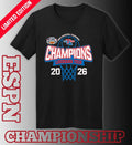 Official C-USA Men’s Basketball Tournament 2026 Champions Louisiana Tech Bulldogs T-Shirt