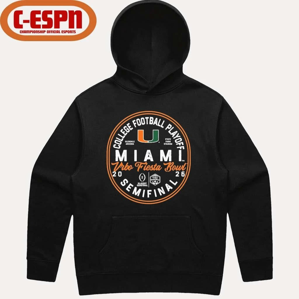 Official CFP Semifinal Miami 2026 Fiesta Bowl Bound T-shirt