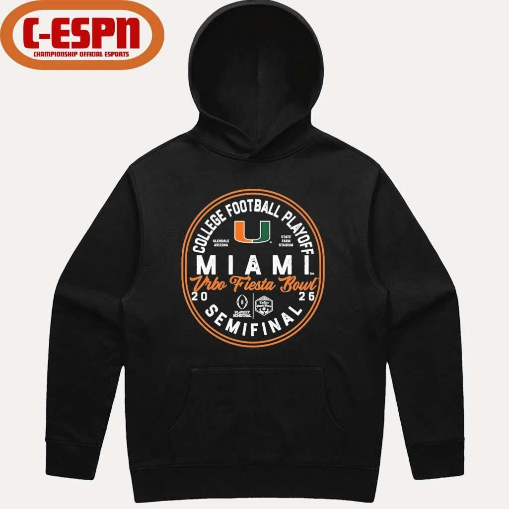 Official CFP Semifinal Miami 2026 Fiesta Bowl Bound T-shirt