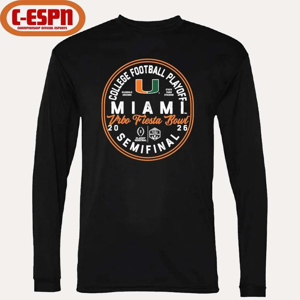 Official CFP Semifinal Miami 2026 Fiesta Bowl Bound T-shirt