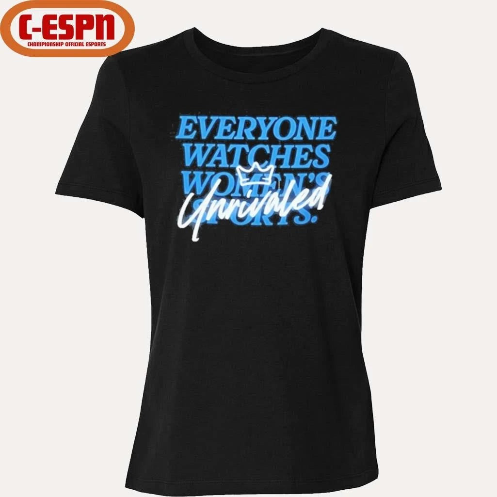 Official Caitlin Clark Everyone Watch Womens Sports Unrivaled T-Shirt