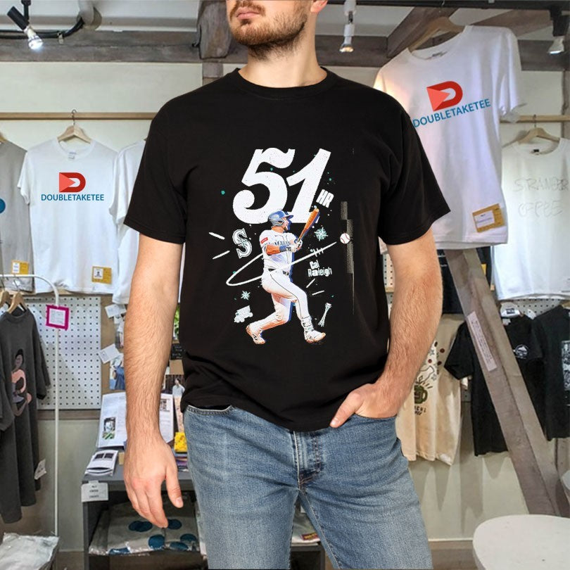 Official Cal Raleigh 51 Home Runs Seattle Mariners Shirts