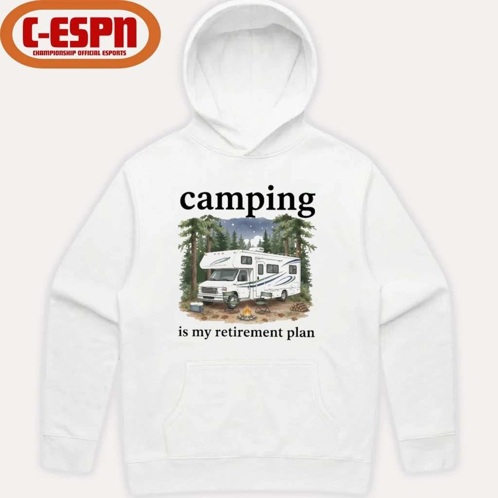 Official Camping Is My Retirement Plan RV Car In The Forest 2026 Shirt