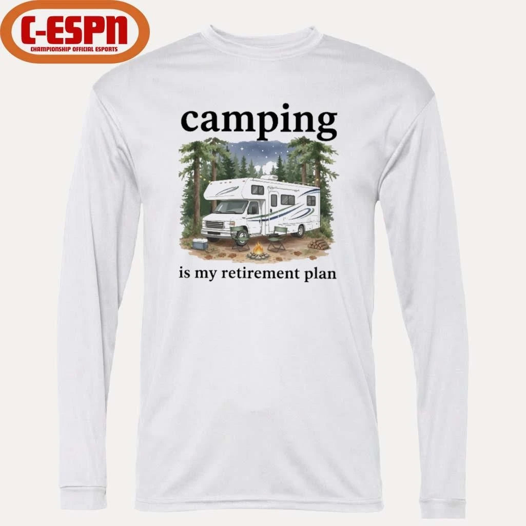 Official Camping Is My Retirement Plan RV Car In The Forest 2026 Shirt