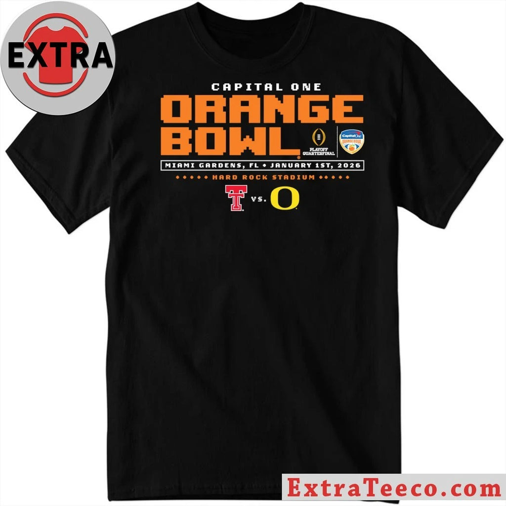 Official Capital One Orange Bowl college football game Hard Rock Stadium, Miami Gardens, Florida January 1, 2026 Shirt