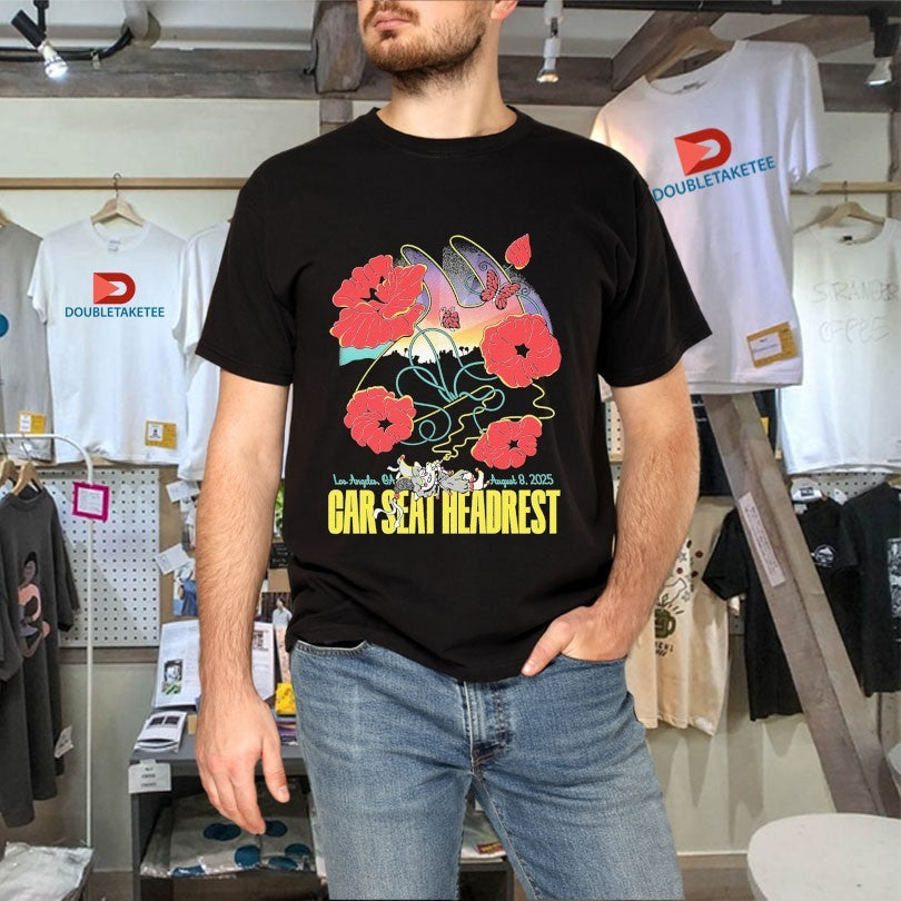 Official Car Seat Headrest Greek Theatre Los Angeles CA 2025 Clown Flower Shirts