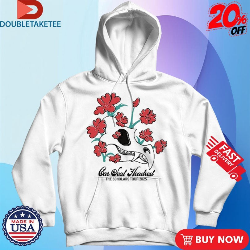 Official Car Seat Headrest The Scholars Tour 2025 MGS Music Hall Flower Shirts