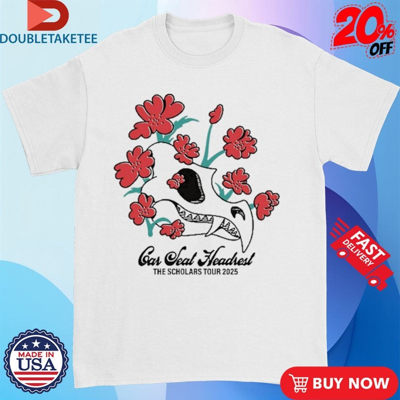 Official Car Seat Headrest The Scholars Tour 2025 MGS Music Hall Flower Shirts