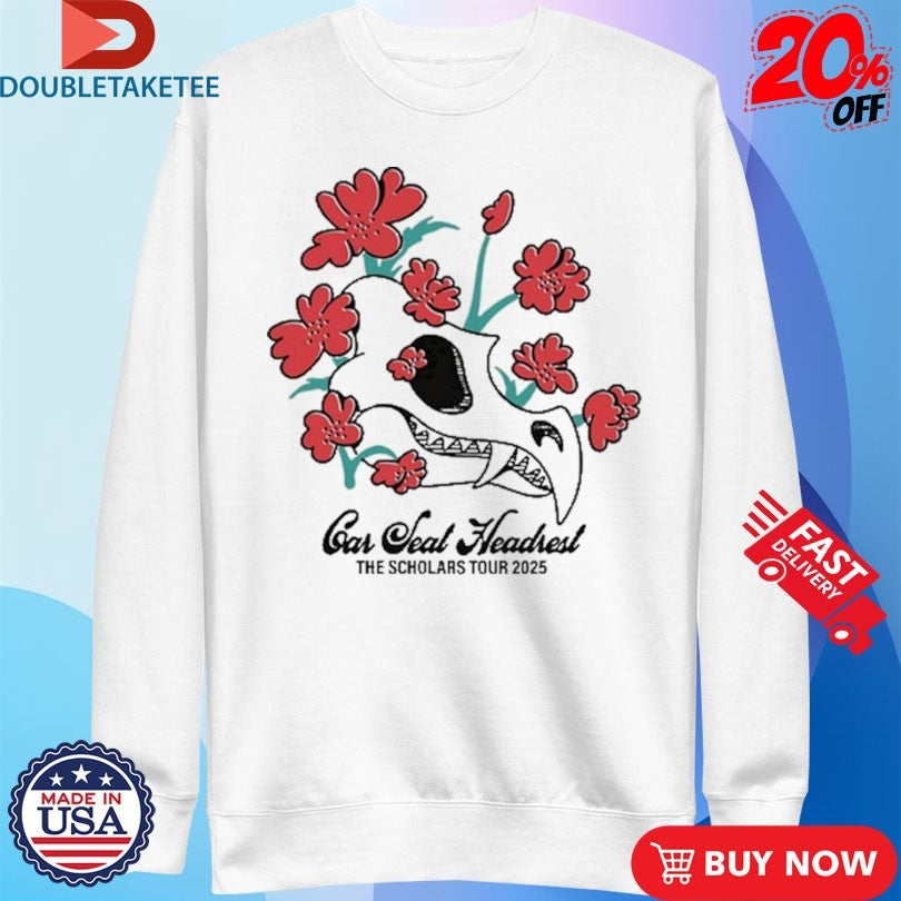 Official Car Seat Headrest The Scholars Tour 2025 MGS Music Hall Flower Shirts