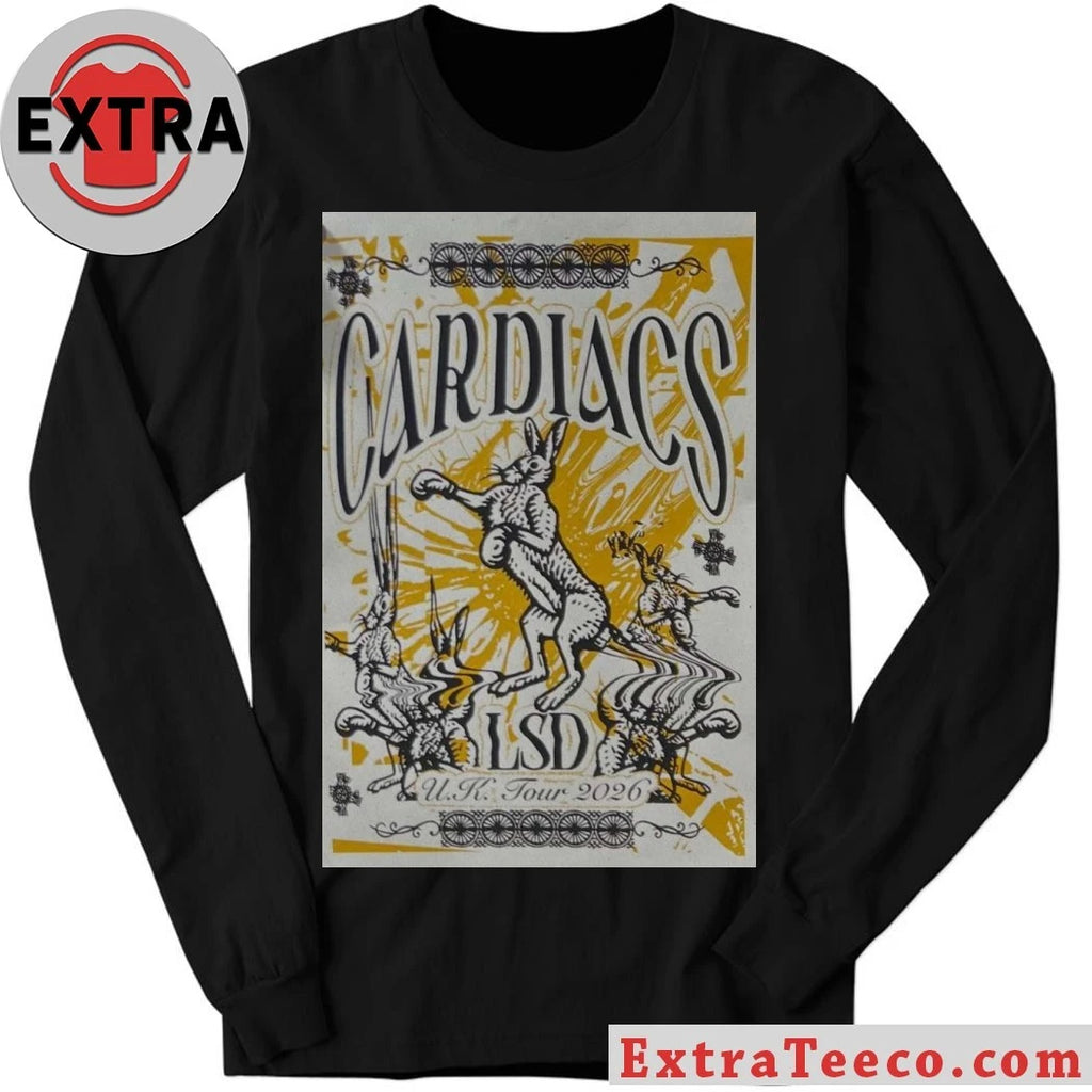 Official Cardiacs U.K Tour 2026 Poster Shirt