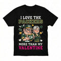 Official Carl And Ellie Fredricksen I Love The Green Bay Packers Up Movie I Love The Packers More Than My Valentine Logo T-Shirt