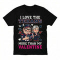 Official Carl And Ellie Fredricksen I Love The Houston Texans Up Movie I Love The Texans More Than My Valentine Logo T-Shirt