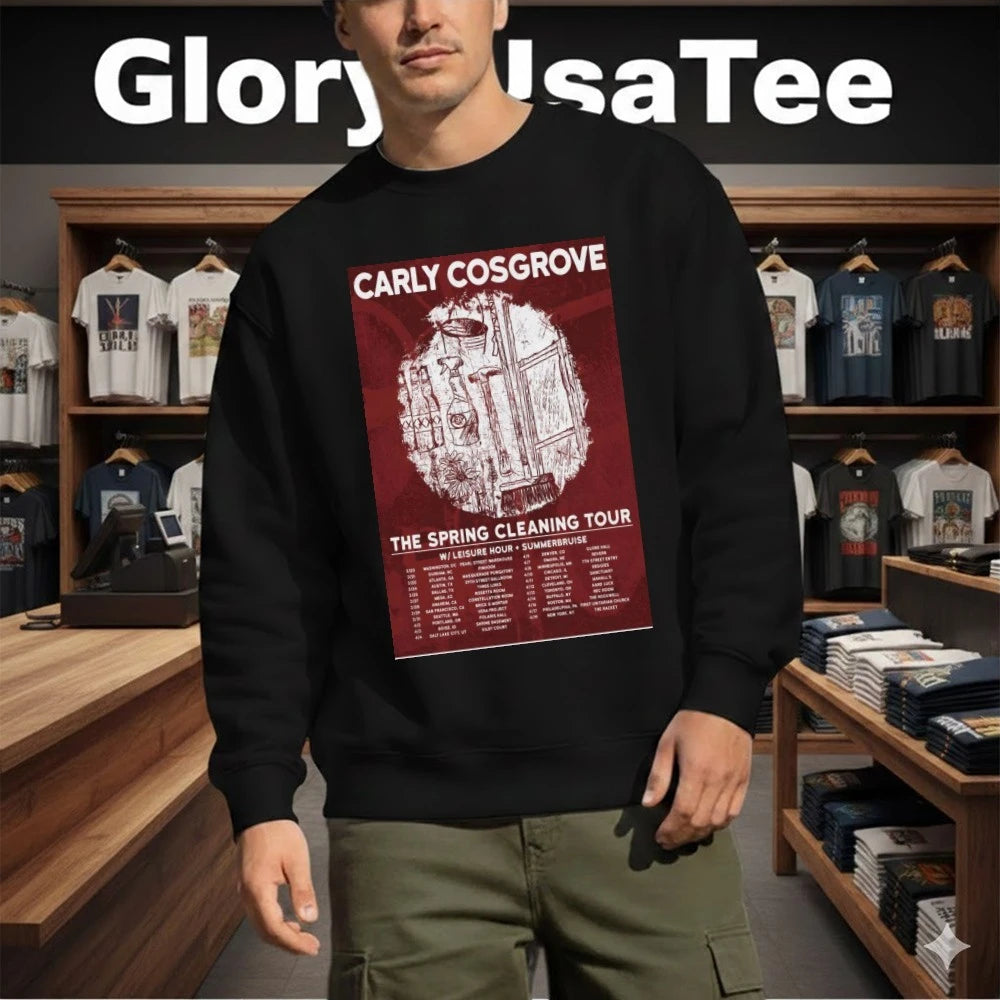 Official Carly Cosgrove Poster The Spring Cleaning 2026 Tour Shirt