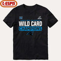 Official Carolina Panthers 2025-26 NFC Wild Card Playoffs Champions Shirt