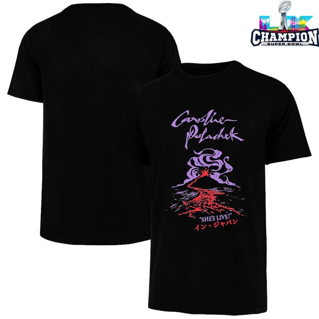 Official Caroline Polachek She’s Live Volcano Spiraling Tour T-shirts