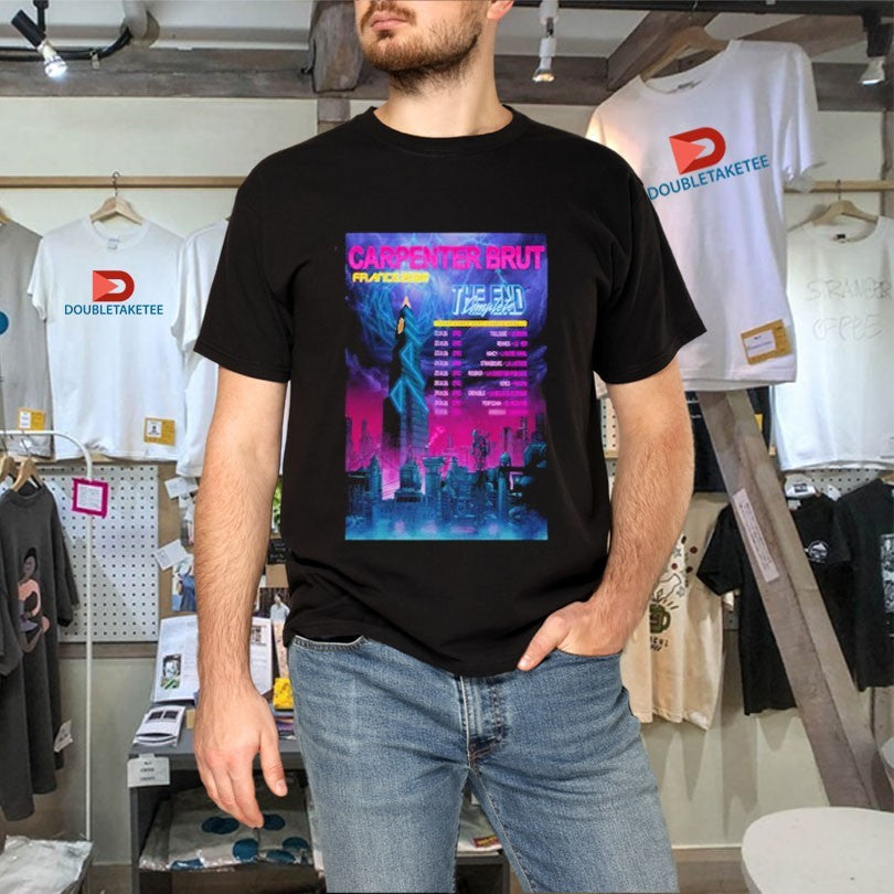Official Carpenter Brut France Tour 2026 Dates Shirts