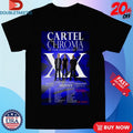 Official Cartel Chroma 20 Year Anniversary Tour 2025 Hunny Golakeeper Shirts