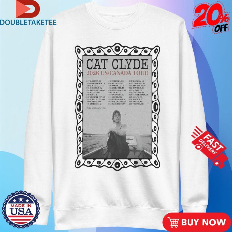 Official Cat Clyde US-Canada Tour 2026 Shirts