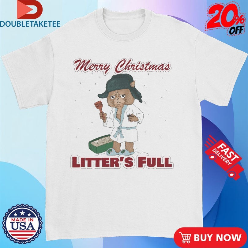 Official Cat Merry Christmas Litter’s Full Shirts